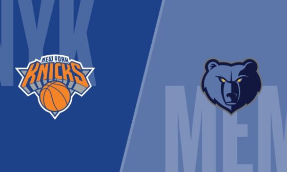 SEGABABA GAMEDAY THREAD: The Grizz (14-24) host the Knicks (22-16) at 7PM