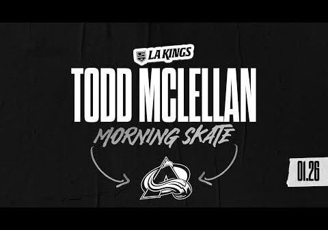 Head Coach Todd McLellan | 01.26.24 LA Kings Morning Skate before Colorado Avalanche