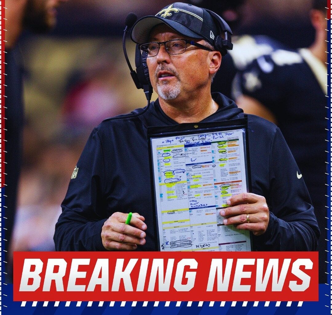 Saints fire Pete Carmichael per Ari Meirov