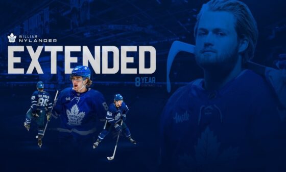 Maple Leafs Sign William Nylander To Eight-year Contract Extension Worth $11.5M AAV