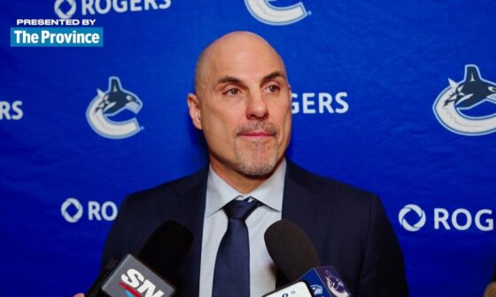 "We're really learning to be even-keel...The Rangers pressed and we did a couple nice plays under pressure. That's what I like. Not backing off." 🗣 Head Coach Rick Tocchet shares his thoughts on the win over New York.