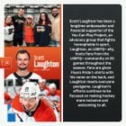 [NHL Public Relations] Scott Laughton is an active LGBTQ+ ally and is focused on making the game of hockey more inclusive. Tonight he’ll be on the ice for the @NHLFlyers’ annual Pride Game.