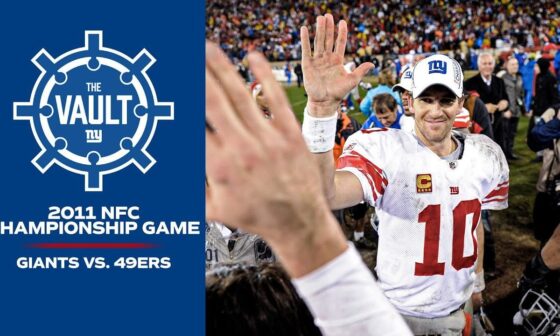 Eli Manning leads Giants to OT win vs. 49ers in 2011 NFC Championship Game | New York Giants