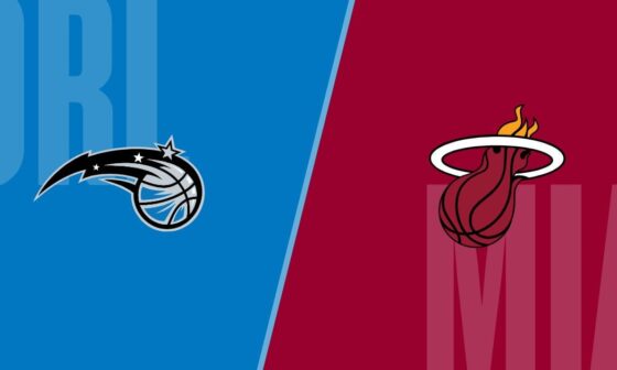 [Game Thread] Orlando Magic (21-16) @ Miami Heat (21-16) - 01/12 8:00 pm ET