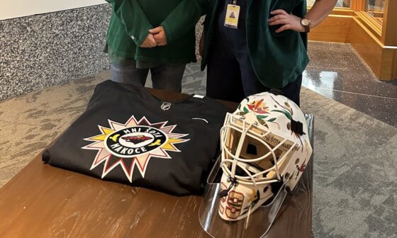 Fleury's Native American Heritage mask is now in collection at the Minnesota Historical Society
