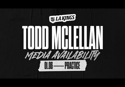 Head Coach Todd McLellan | 01.06.24 Practice in Washington DC | Media Availability