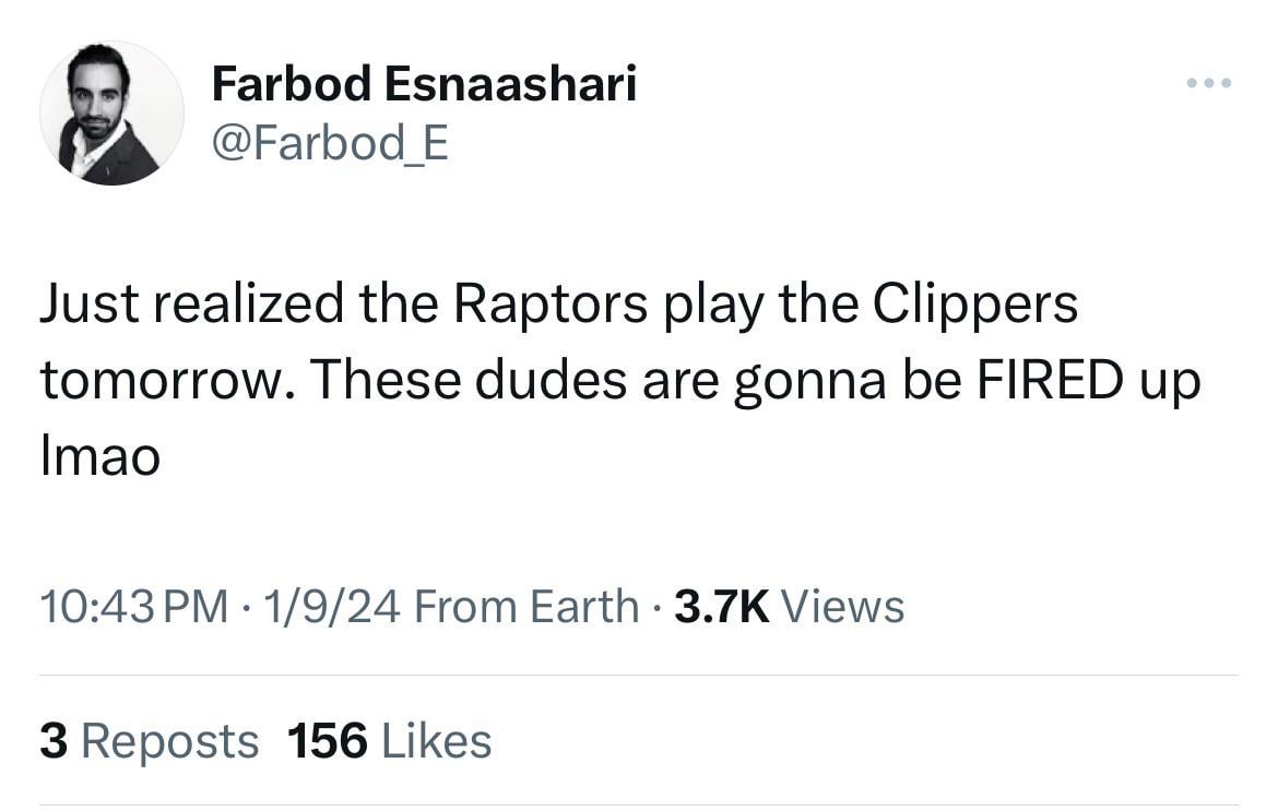 Refs just absolutely hosed the Raptors tonight (against the Lakers of course).. Clips better be ready tomorrow..