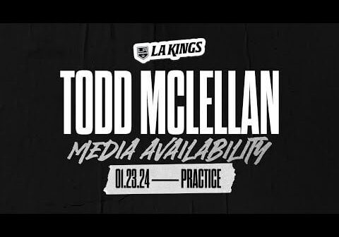 Head Coach Todd McLellan | 01.23.24 LA Kings Practice Media Availability