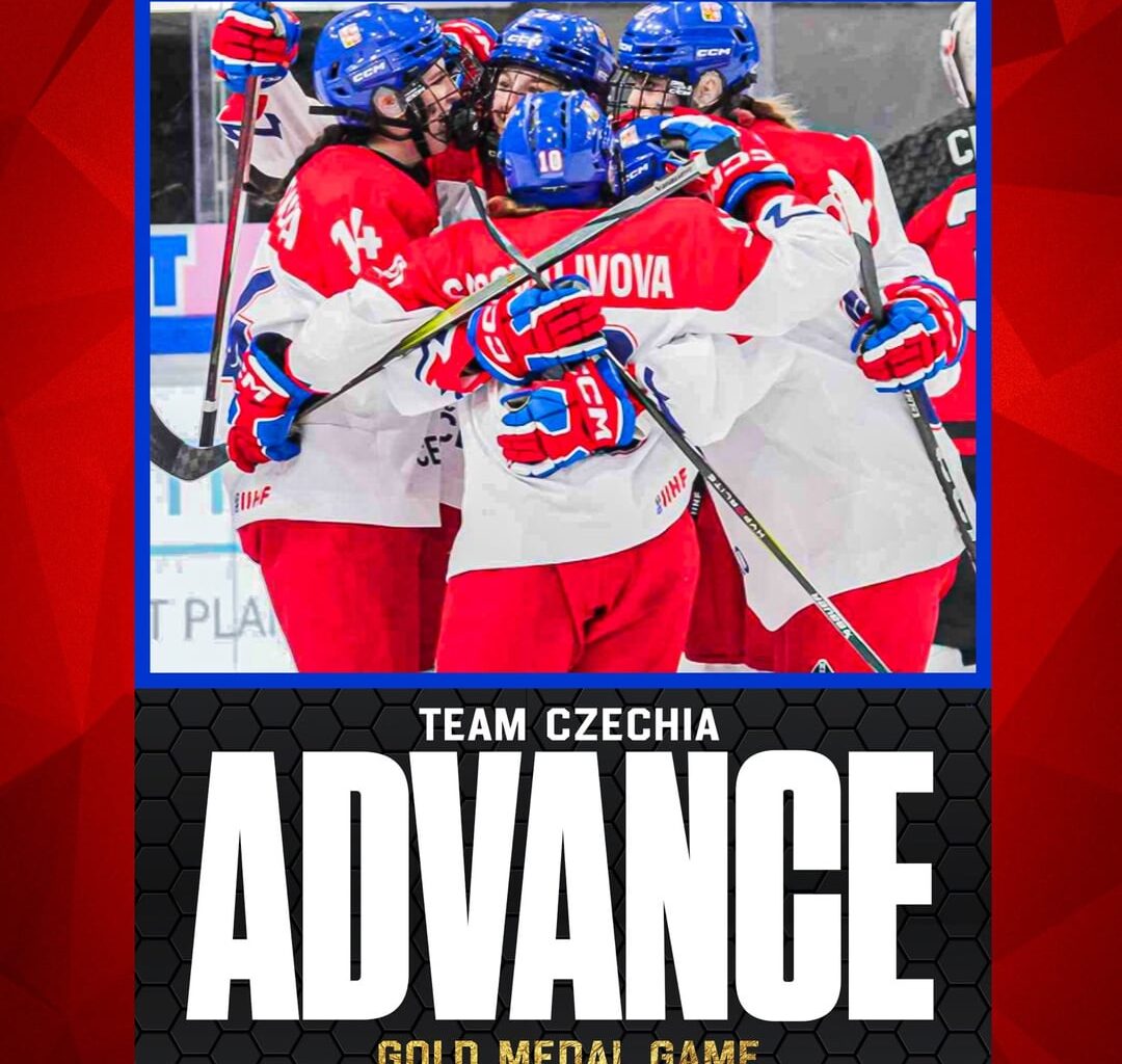 The Czech girls beat Canada in the semifinals of the IIHF World Women's U18 Championship for the first time in history