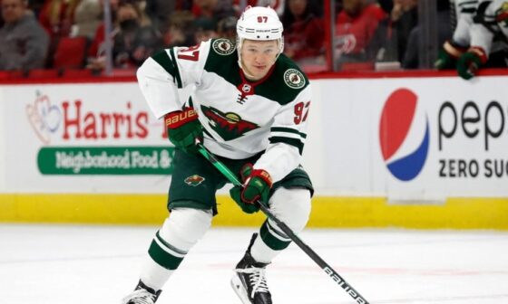 Wild star Kaprizov leaves game vs. Jets with apparent lower-body injury
