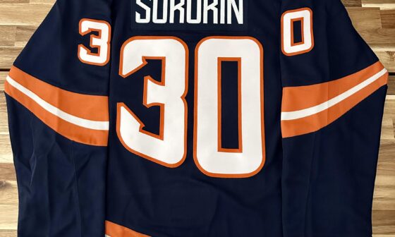 Just got this back from Stitches NY. My first complete authentic jersey and I would absolutely recommend their service.
