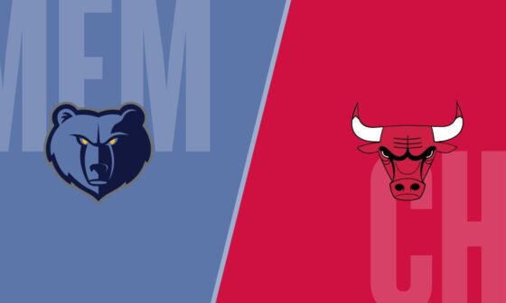 GAMEDAY THREAD: Memphis (15-26) visits Chicago (20-23) at 7PM