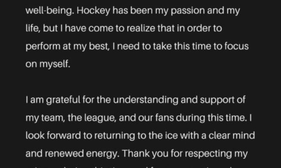 Statement from Laine on Social Media