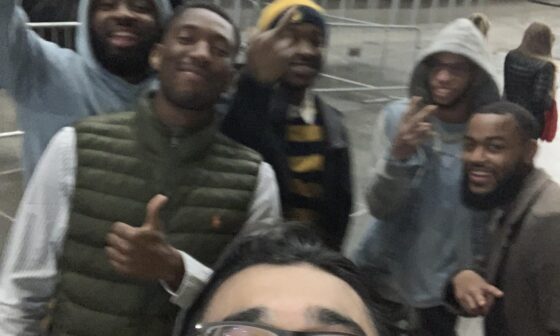 Met some fellow Hoosiers outside the arena after the Pacers/Hawks game in Atlanta!