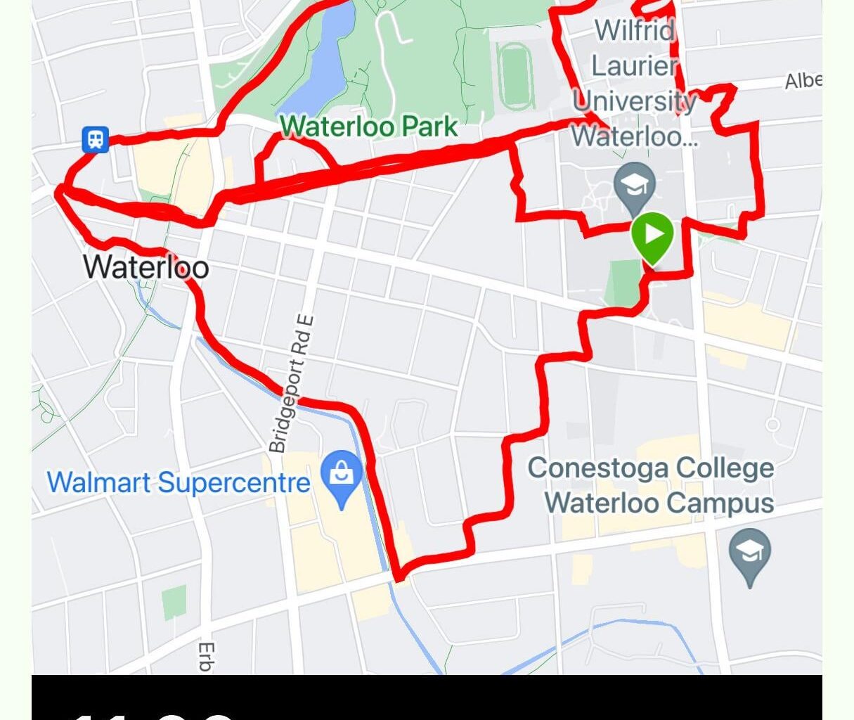 Trying to will Ohtani to the Jays with my route this morning.