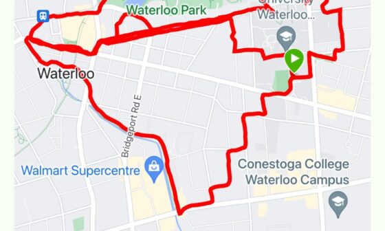 Trying to will Ohtani to the Jays with my route this morning.