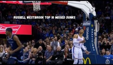 Russell Westbrook Top 10 Missed Dunks