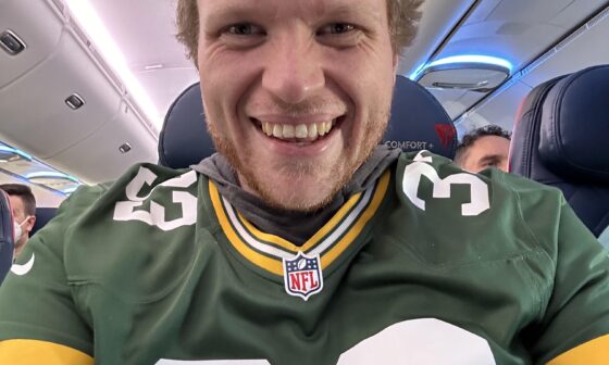 Flying to Dallas for the Packers game! Go Pack Go!