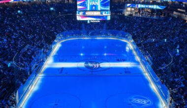 Saw my first NHL game today, what a great first game it was! (CBJ vs VAN)