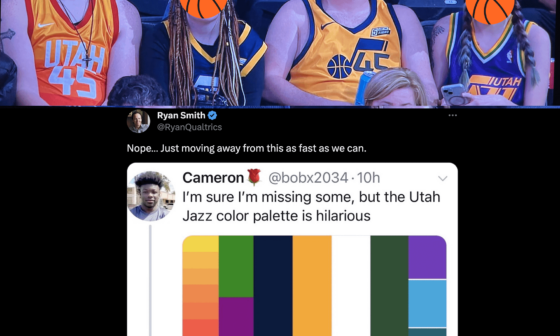 The Utah Jazz color palette is hilarious