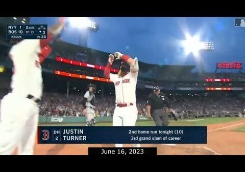 Every Red Sox Grand Slam hit in 2023