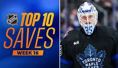 Top 10 Saves from Week 16 | 2023-24 NHL Season