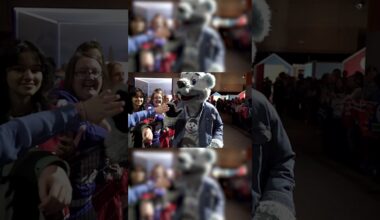 NHL mascots dress to impress on the All-Star red carpet