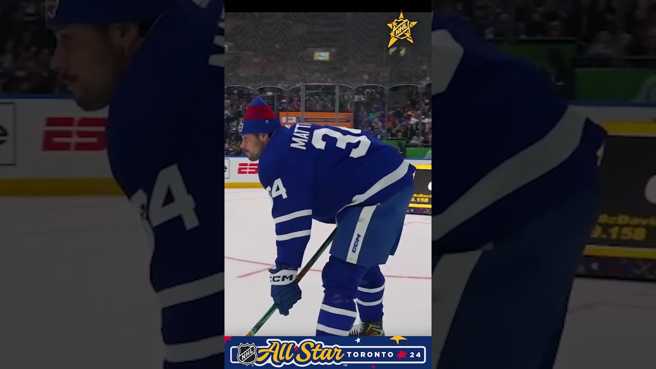 Matthews calls his shot 🎯🤩🏒