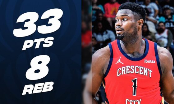 Zion Williamson's CLUTCH 33-PT Performance In Pelicans W! 🔥| February 2, 2024