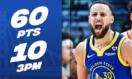 Steph Curry Drops Season-High 60 Points! | February 3, 2024