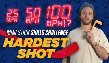 NHL Mini Stick Hardest Shot Competition | 2024 All-Star Weekend