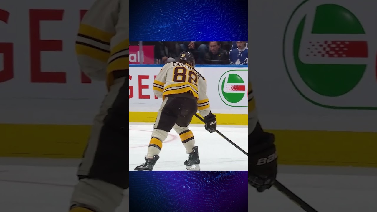 NHL EDGE: Pastrnak's mid-range shooting