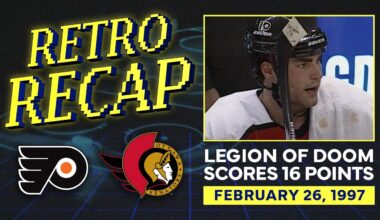 1997: Lindros' 7-POINT NIGHT powers Flyers! | Retro Recap
