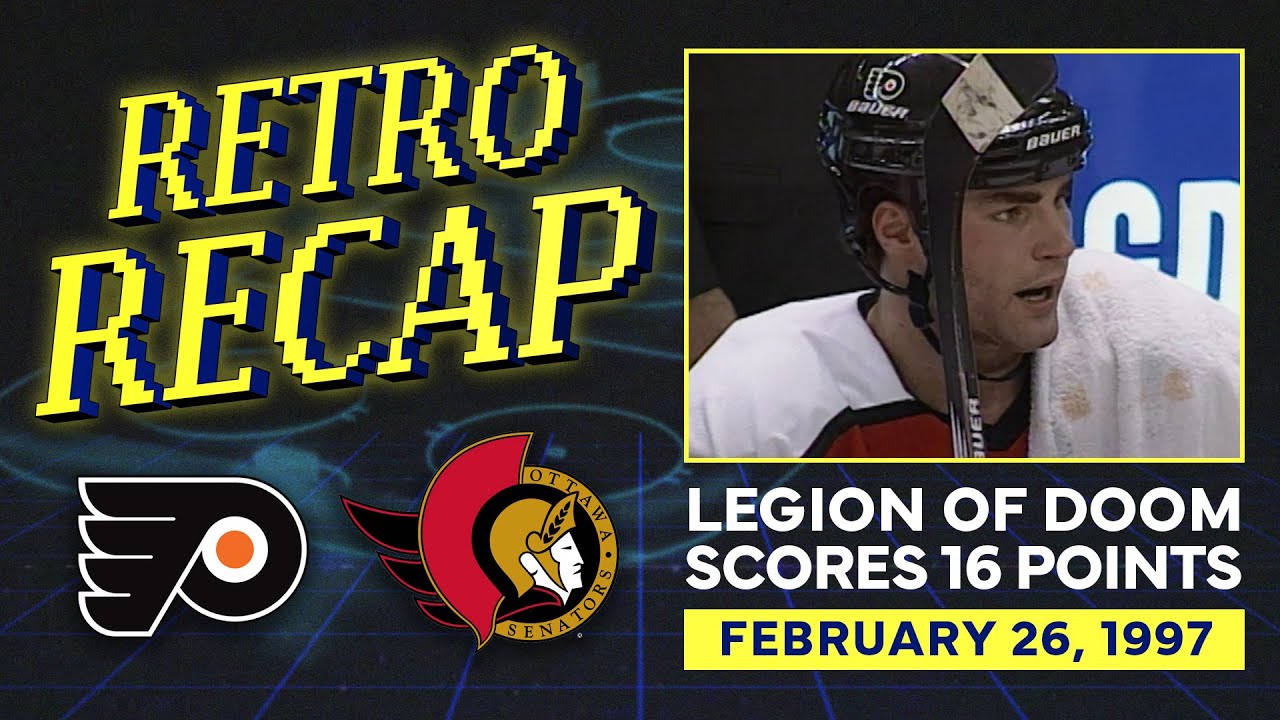 1997: Lindros' 7-POINT NIGHT powers Flyers! | Retro Recap