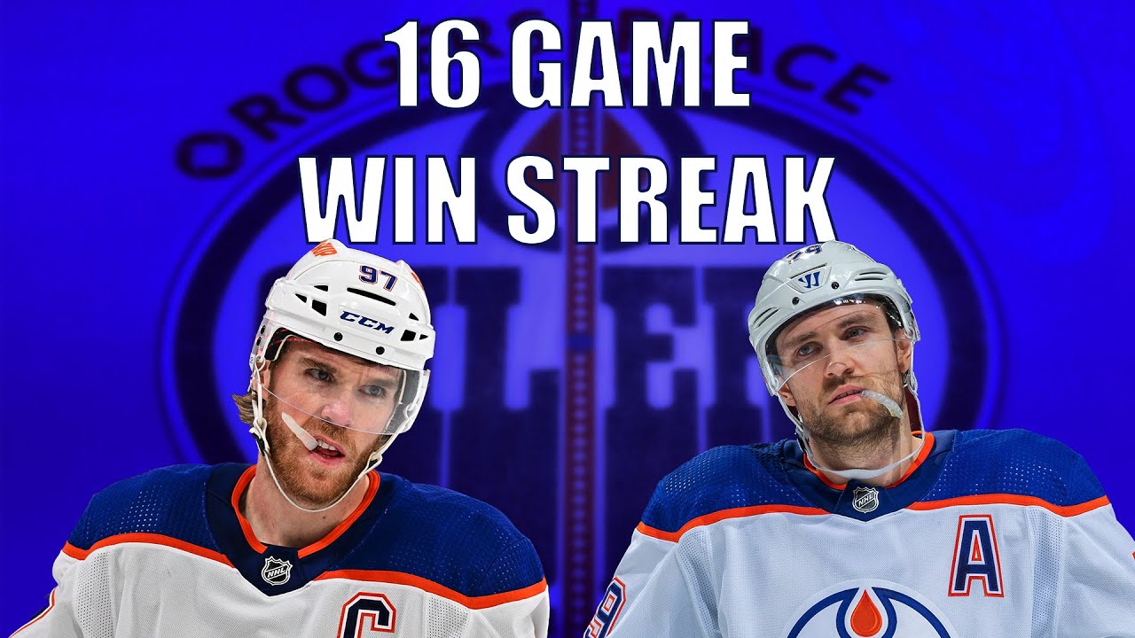 Rewatch the Oilers historic 16-Game Win Streak