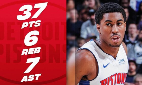 Jaden Ivey Goes Off For CAREER-HIGH 37 PTS In Pistons W! 🔥 | February 7, 2024
