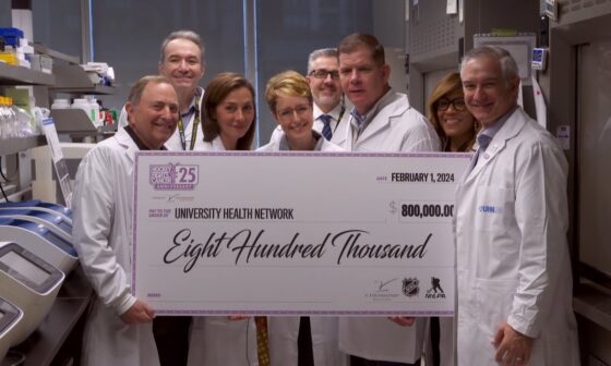 Hockey Fights Cancer Grant Announcement