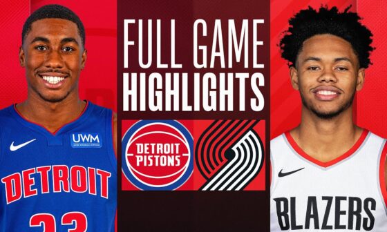 PISTONS at TRAIL BLAZERS | FULL GAME HIGHLIGHTS | February 8, 2024
