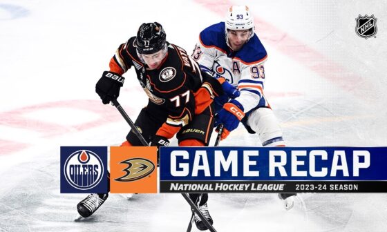 Oilers @ Ducks 2/9 | NHL Highlights 2024