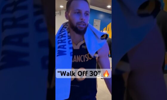 Stephen Curry Walks Off After His Clutch Performance! 🔥🙌| #Shorts