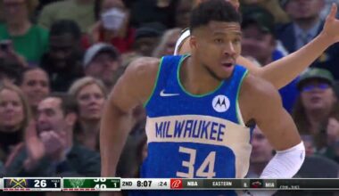 Giannis Antetokounmpo's MONSTER DOUBLE-DOUBLE In Bucks W! 😤| February 12, 2024