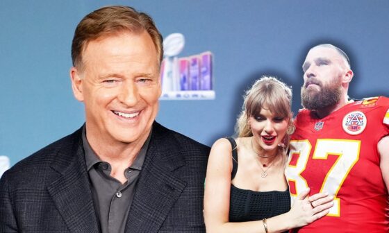 Goodell on why Taylor Swift and Travis Kelce are great for the NFL, and first Las Vegas Super Bowl