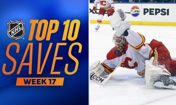 Top 10 Saves from Week 17 | 2023-24 NHL Season