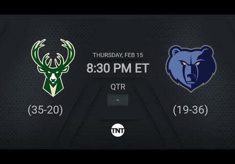 Milwaukee Bucks @ Memphis Grizzlies | NBA on TNT Live Scoreboard