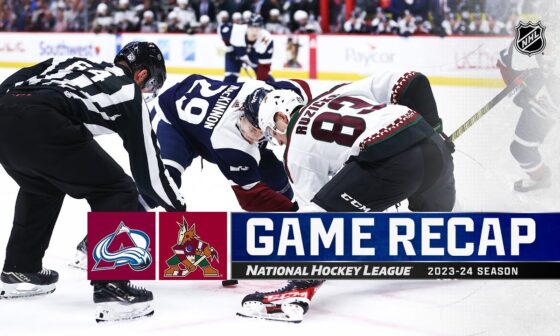 Coyotes @ Avalanche 2/18 | NHL Highlights 2024