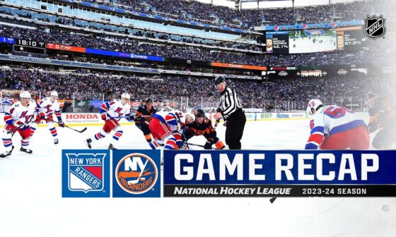 Rangers vs. Islanders 2/18 | 2024 Stadium Series | NHL Highlights 2024