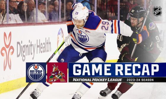 Oilers @ Coyotes 2/19 | NHL Highlights 2024