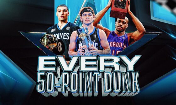 Every 50-Point Dunk In NBA Slam Dunk Contest History (1984-2024)!