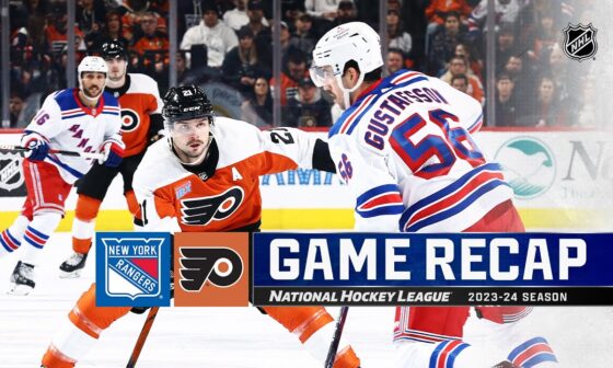 Rangers @ Flyers 2/24 | NHL Highlights 2024