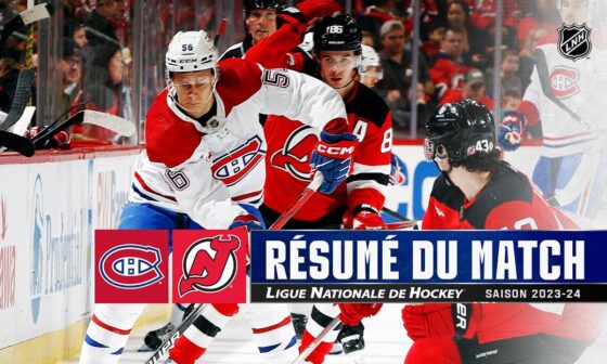 Canadiens vs Devils | Faits saillants